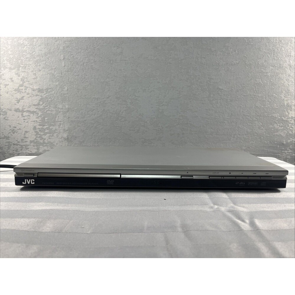 JVC XV-N352S Ultra Slim DVD CD Player Silver Component No Remote Tested Working